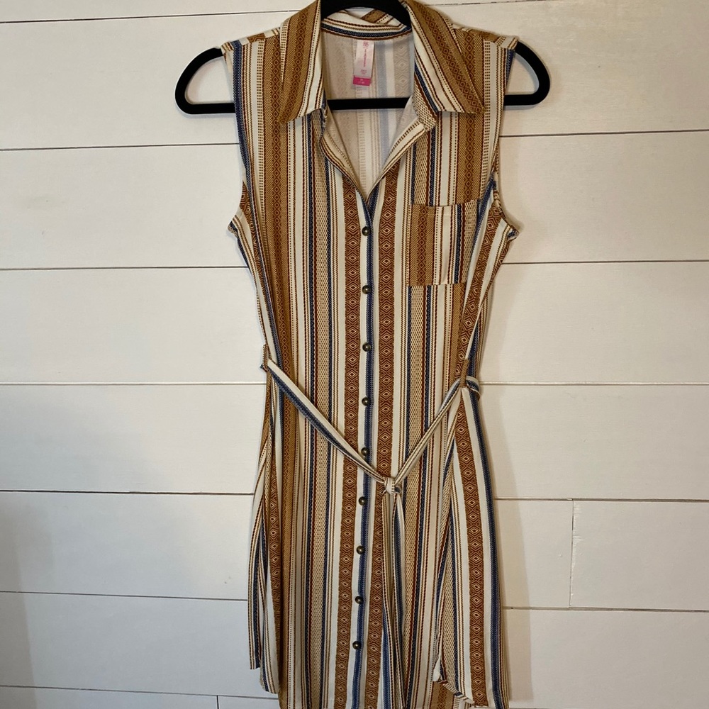 No Boundaries Belted Dress